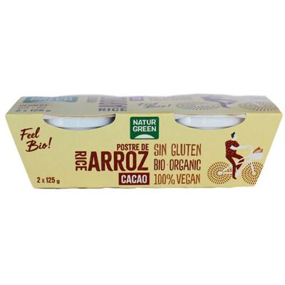 Naturgreen Reis-Kakao-Dessert Bio 2 x 125 g 250 gr Naturgreen Reis-Kakao-Dessert Bio 2 x 125 g 250 gr