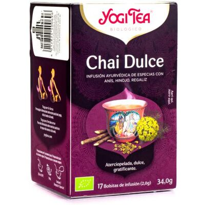 Yogi Tea Sweet Chai 17 Beutel Yogi Tea Yogi Tea Sweet Chai 17 Beutel Yogi Tea