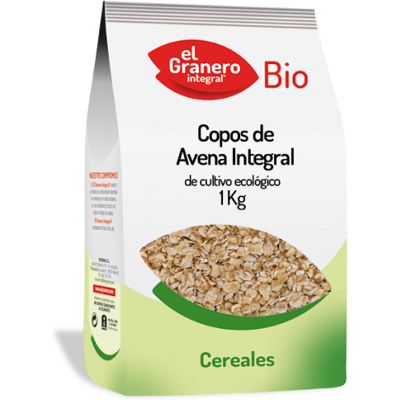 El Granero Integral Ganze Haferflocken 1 Kilogramm El Granero Integral Ganze Haferflocken 1 Kilogramm