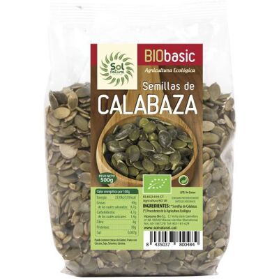 Sol Natural Bio-Kürbiskerne 500 gr 500 gr Sol Natural Bio-Kürbiskerne 500 gr 500 gr
