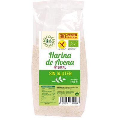 Sol Natural Bio Glutenfreie Haferflocken 500 gr 500 gr Sol Natural Bio Glutenfreie Haferflocken 500 gr 500 gr