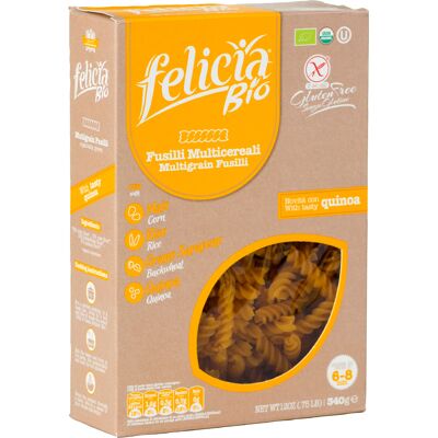 Felicia Bio Mehrkorn Fusilli - Glutenfrei, Bio, 250g Felicia Bio Mehrkorn Fusilli - Glutenfrei, Bio, 250g