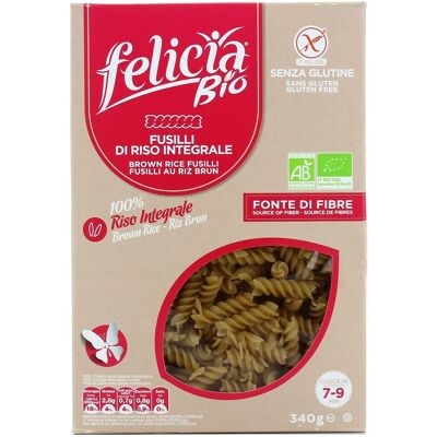 Felicia Bio Pasta Fusilli Riso Integrale 340 gr Felicia Bio Pasta Fusilli Riso Integrale 340 gr