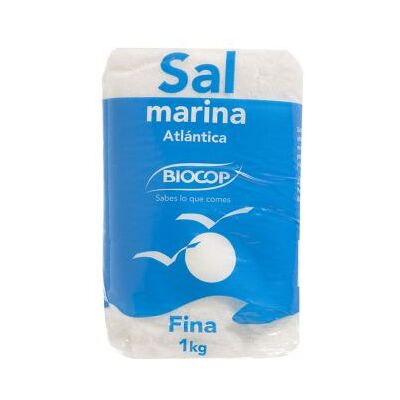 Biocop Atlantisches Meersalz 1kg - Fein, Natürlich & Reines Biocop Atlantisches Meersalz 1kg - Fein, Natürlich & Reines