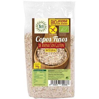 Sol Natural Feine Haferflocken ohne Gluten Familiar Bio 1 Kg Sol Natural Feine Haferflocken ohne Gluten Familiar Bio 1 Kg
