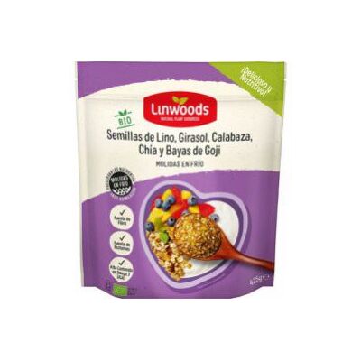 Linwoods Leinsamen Sonnenblumenkürbis & Sesam Goji Bio 425 gr Linwoods Leinsamen Sonnenblumenkürbis & Sesam Goji Bio 425 gr