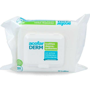 Acofarderm Make-up-Entferner-Tücher, 24 Einheiten Acofarderm Make-up-Entferner-Tücher, 24 Einheiten