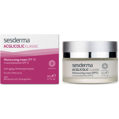 Sesderma Acglicolic Classic Feuchtigkeitscreme LSF 15 50 ml 50 ml Sesderma Acglicolic Classic Feuchtigkeitscreme LSF 15 50 ml 50 ml