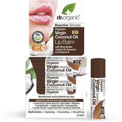 Dr. Organic Bio Kokosöl Lippenbalsam 5 ml Dr. Organic Bio Kokosöl Lippenbalsam 5 ml