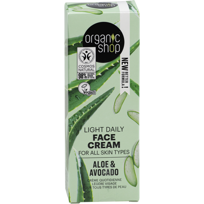 Organic Shop Aloe & Avocado Tagescreme 50ml - Feuchtigkeit & Pflege Organic Shop Aloe & Avocado Tagescreme 50ml - Feuchtigkeit & Pflege