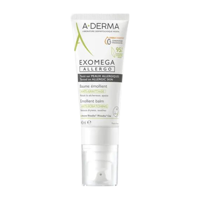 A-DERMA Exomega Allergo Anti-Kratz-Erweichungsbalsam 40 ml A-DERMA Exomega Allergo Anti-Kratz-Erweichungsbalsam 40 ml