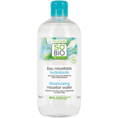 SO'BiO étic Aloe Vera Feuchtigkeitsspendendes Mizellenwasser 550 ml SO'BiO étic Aloe Vera Feuchtigkeitsspendendes Mizellenwasser 550 ml