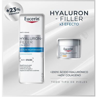 Eucerin Hyaluron-Filler Straffendes Serum 30 ml + Tagescreme LSF 30 Eucerin Hyaluron-Filler Straffendes Serum 30 ml + Tagescreme LSF 30