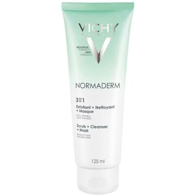 Vichy Normaderm - 3-in-1 Gesichtsreiniger, Maske & Peeling - Empfindliche Haut Vichy Normaderm - 3-in-1 Gesichtsreiniger, Maske & Peeling - Empfindliche Haut