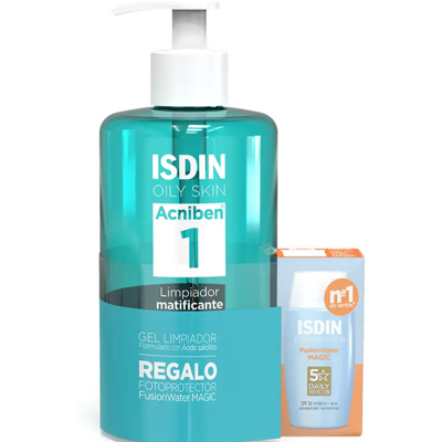 Isdin Acniben Mattierender Reinigungsset - Akne & Sebum Kontrolle Isdin Acniben Mattierender Reinigungsset - Akne & Sebum Kontrolle
