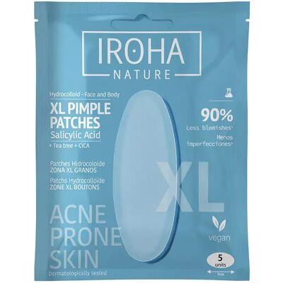 Iroha XL Hautpflaster - Rötungen, Pickel - Hautpflaster gegen Akne & Rötungen Iroha XL Hautpflaster - Rötungen, Pickel - Hautpflaster gegen Akne & Rötungen