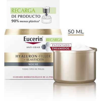 Eucerin Hyaluron-Filler+ Elastizität Nachtcreme Nachfüllpackung 50 ml Eucerin Hyaluron-Filler+ Elastizität Nachtcreme Nachfüllpackung 50 ml