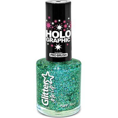 PaintGlow Holografische Glitzer-Nagelfarbe Grün PaintGlow Holografische Glitzer-Nagelfarbe Grün
