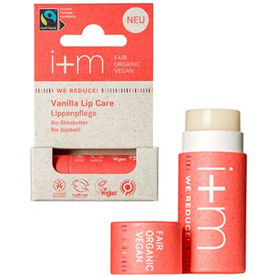 i+m Naturkosmetik Berlin Feuchtigkeits- und nährender Vanille Lippenbalsam 5 g i+m Naturkosmetik Berlin Feuchtigkeits- und nährender Vanille Lippenbalsam 5 g