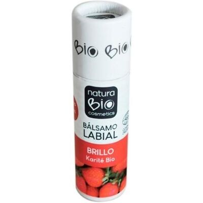 NaturaBIO Cosmetics Strawberry Shea Gloss Lippenbalsam 9,5 gr NaturaBIO Cosmetics Strawberry Shea Gloss Lippenbalsam 9,5 gr