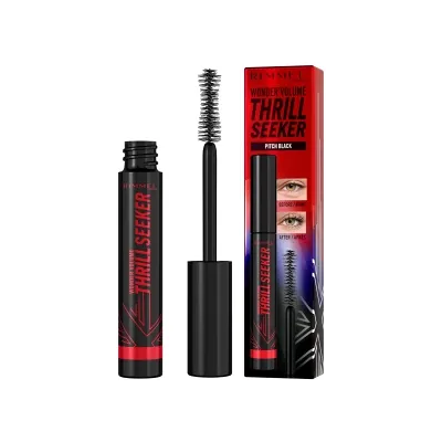 Rimmel London Wonder' Volume Thrill Seeker Mascara #004-Pitch Black Rimmel London Wonder' Volume Thrill Seeker Mascara #004-Pitch Black