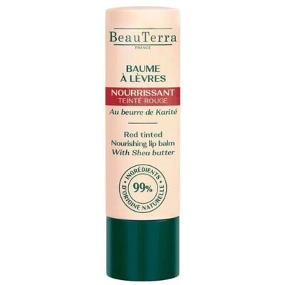 BeauTerra Pflegender Lippenbalsam, Rot, 4 g BeauTerra Pflegender Lippenbalsam, Rot, 4 g