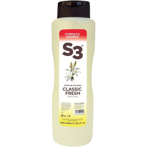 S3 Classic Fresh Eau de Cologne - 750ml, 600ml + 150ml S3 Classic Fresh Eau de Cologne - 750ml, 600ml + 150ml