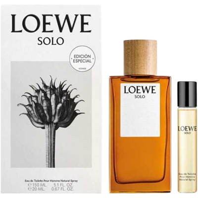 Loewe Solo Eau de Toilette Set - Aromatisch, Ausgewogen, 150ml + 20ml Loewe Solo Eau de Toilette Set - Aromatisch, Ausgewogen, 150ml + 20ml