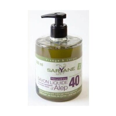 Saryane Aleppo Seife 40% 500ml - Flüssigseife Saryane Aleppo Seife 40% 500ml - Flüssigseife