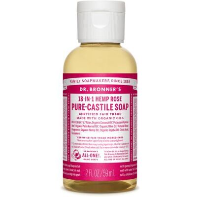 Dr. Bronner's Rosen-Flüssigseife 59 ml Dr. Bronner's Rosen-Flüssigseife 59 ml