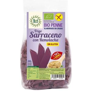 Sol Natural Penne Nudeln Buchweizen Rote Bete Flachs Glutenfrei Bio Sol Natural Penne Nudeln Buchweizen Rote Bete Flachs Glutenfrei Bio