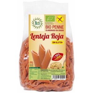 Sol Natural Penne mit roten Linsen und Leinsamen Bio Glutenfrei 250 gr Sol Natural Penne mit roten Linsen und Leinsamen Bio Glutenfrei 250 gr