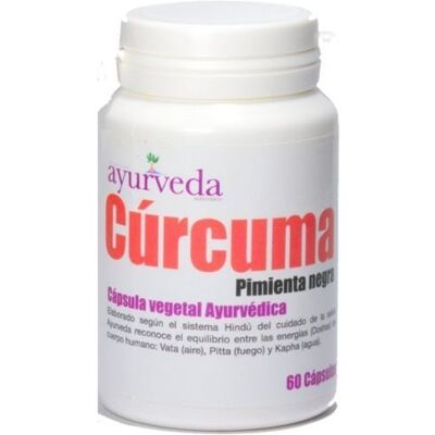 AYURVEDA Kurkuma Pfeffer Ergänzung - 60 Kapseln AYURVEDA Kurkuma Pfeffer Ergänzung - 60 Kapseln