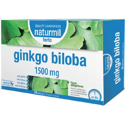 Naturmil Ginkgo Biloba Forte - 20 Ampullen Naturmil Ginkgo Biloba Forte - 20 Ampullen