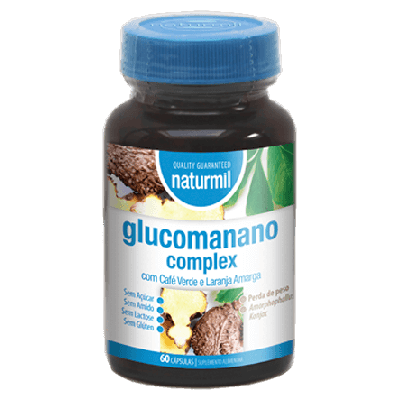 Naturmil Glucomannan-Komplex 60 Kapseln - Pflanzliches Nahrungsergänzungsmittel Naturmil Glucomannan-Komplex 60 Kapseln - Pflanzliches Nahrungsergänzungsmittel