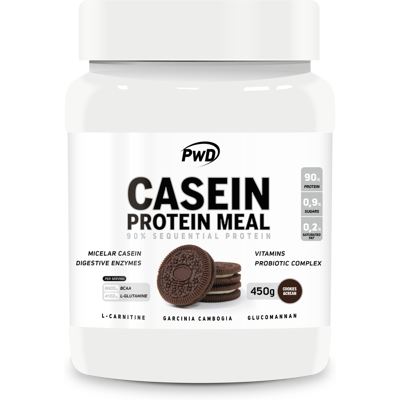 PWD Nutrition Casein-Protein-Mahlzeit 450 gr Cookies & Cream PWD Nutrition Casein-Protein-Mahlzeit 450 gr Cookies & Cream