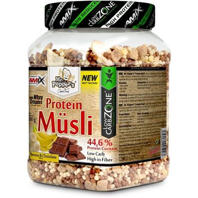Amix Protein-Müsli 500 gr Bananen-Schokolade Amix Protein-Müsli 500 gr Bananen-Schokolade