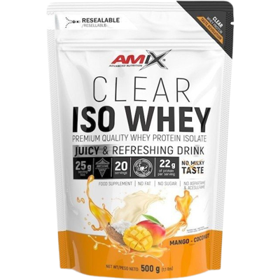 Amix Clear Iso Whey Mango Kokos - Molkenprotein Amix Clear Iso Whey Mango Kokos - Molkenprotein