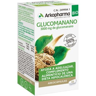Arkopharma Arkocapsules Bio Glucomannan 45 Kapseln Arkopharma Arkocapsules Bio Glucomannan 45 Kapseln