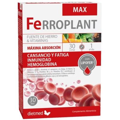 Dietmed Ferroplant Max 30 Tabletten Dietmed Ferroplant Max 30 Tabletten
