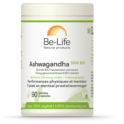 Be-Life Ashwagandha 5000 - Vitalität & Mentale Balance - 60 Kapseln Be-Life Ashwagandha 5000 - Vitalität & Mentale Balance - 60 Kapseln