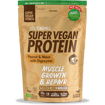 Iswari Maca Veganes Proteinpulver - Muskelregeneration & Energie Iswari Maca Veganes Proteinpulver - Muskelregeneration & Energie