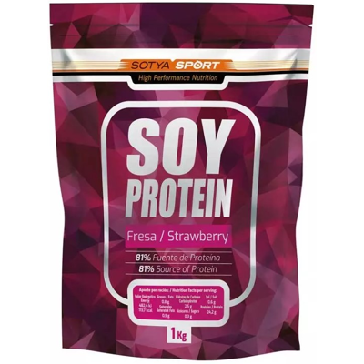 Sotya Erdbeer Soja Protein 1kg - Proteinpulver Sotya Erdbeer Soja Protein 1kg - Proteinpulver