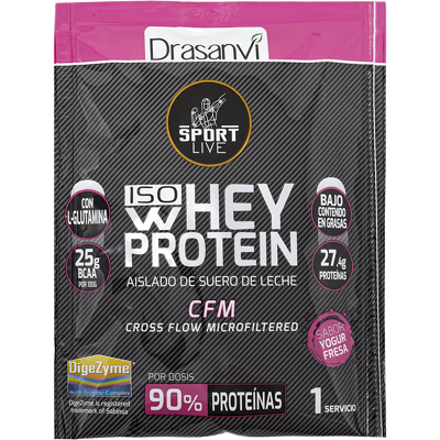Drasanvi Hochproteinisolat Erdbeer Joghurt - Protein Ergänzung Drasanvi Hochproteinisolat Erdbeer Joghurt - Protein Ergänzung