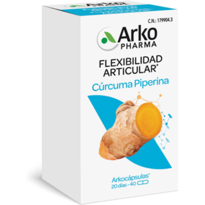 Arkopharma Arkocápsulas Kurkuma Gelenkflexibilität 40 Kapseln Arkopharma Arkocápsulas Kurkuma Gelenkflexibilität 40 Kapseln