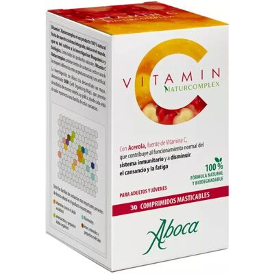 Aboca Vitamin C Naturcomplex 14 Kautabletten 30 Kapseln Aboca Vitamin C Naturcomplex 14 Kautabletten 30 Kapseln