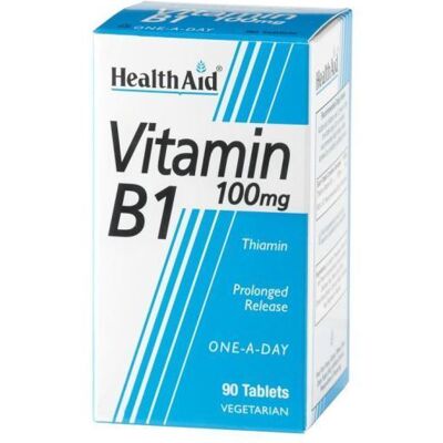 HealthAid Vitamin B1 Thiamin 90 Tabletten HealthAid Vitamin B1 Thiamin 90 Tabletten