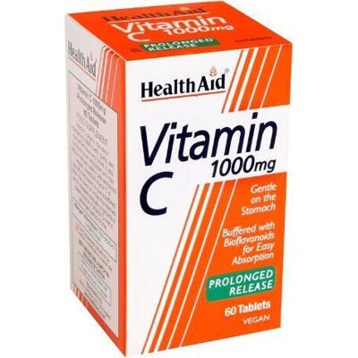 Health Aid Vitamin C 1000mg Verzögerte Freisetzung - Tabletten Health Aid Vitamin C 1000mg Verzögerte Freisetzung - Tabletten