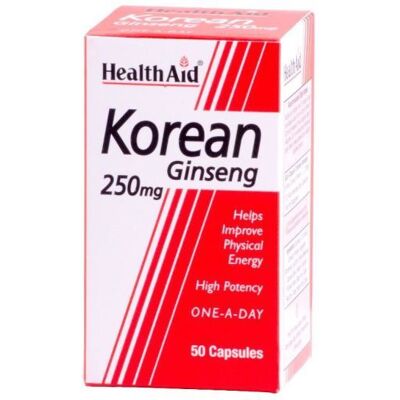 Healthaid Koreanischer Ginseng 250mg (50 Stück) Healthaid Koreanischer Ginseng 250mg (50 Stück)