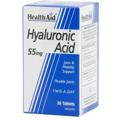 HealthAid Hyaluronsäure 55 mg 30 Tabletten HealthAid Hyaluronsäure 55 mg 30 Tabletten